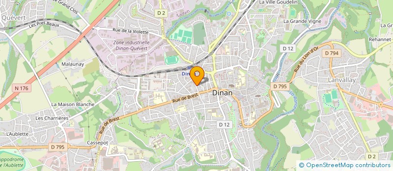 localisation de l'entreprise SCI MKR  DINAN