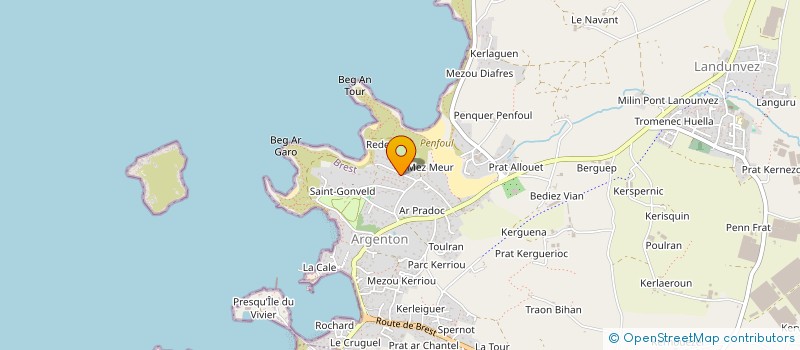 localisation de l'entreprise SCI MKS  LANDUNVEZ