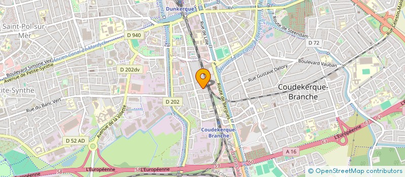 localisation de l'entreprise SCI MKS1  COUDEKERQUE-BRANCHE