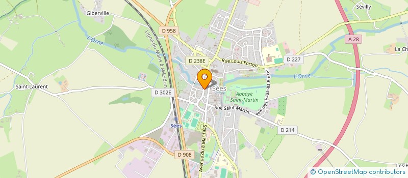 localisation de l'entreprise SCI MKSDV à SEES