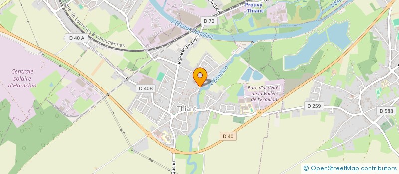 localisation de l'entreprise SCI MKSR  THIANT