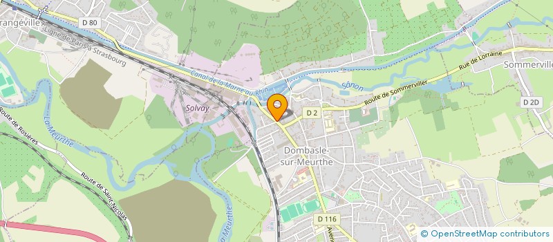 localisation de l'entreprise SCI ML  DOMBASLE-SUR-MEURTHE