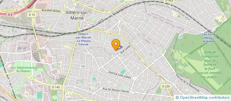 localisation de l'entreprise SCI ML  VILLIERS-SUR-MARNE