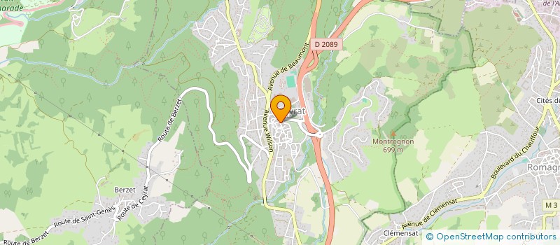 localisation de l'entreprise SCI ML  CEYRAT