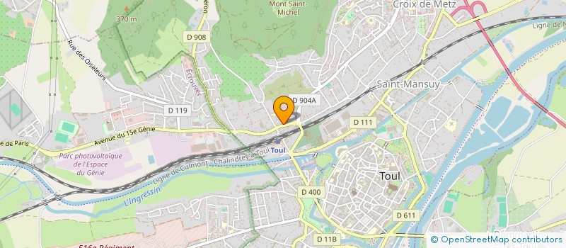 localisation de l'entreprise SCI ML  TOUL