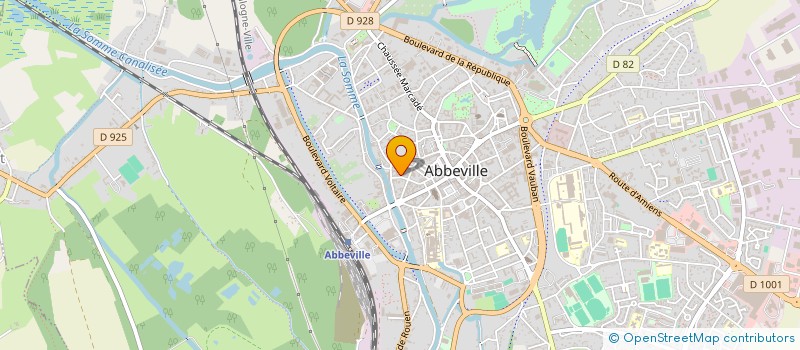 localisation de l'entreprise SCI ML IMMO à ABBEVILLE