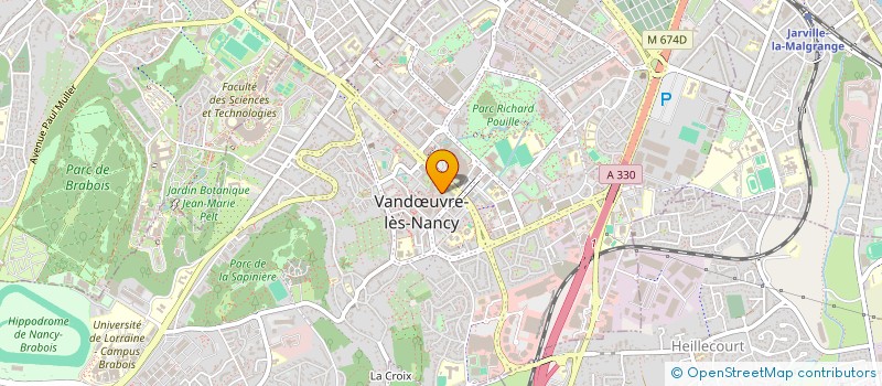 localisation de l'entreprise SCI ML SAINTOIS  VANDUVRE-LES-NANCY