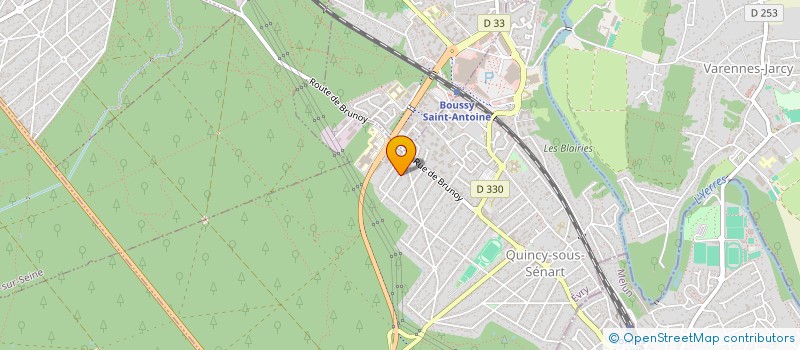 localisation de l'entreprise SCI ML2A  QUINCY-SOUS-SENART