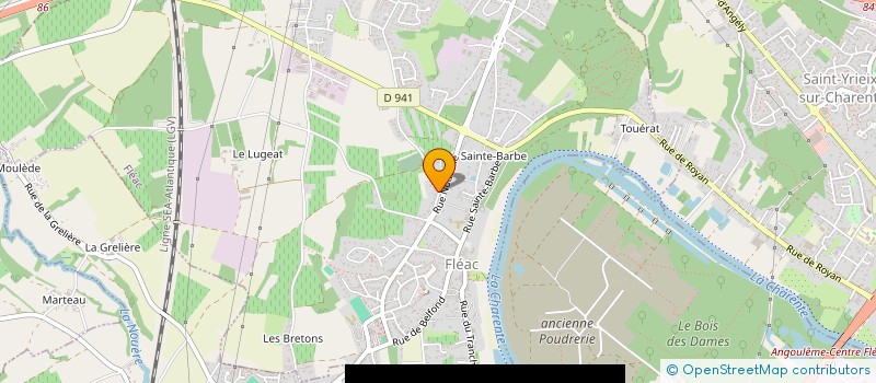 localisation de l'entreprise SCI MLA à FLEAC