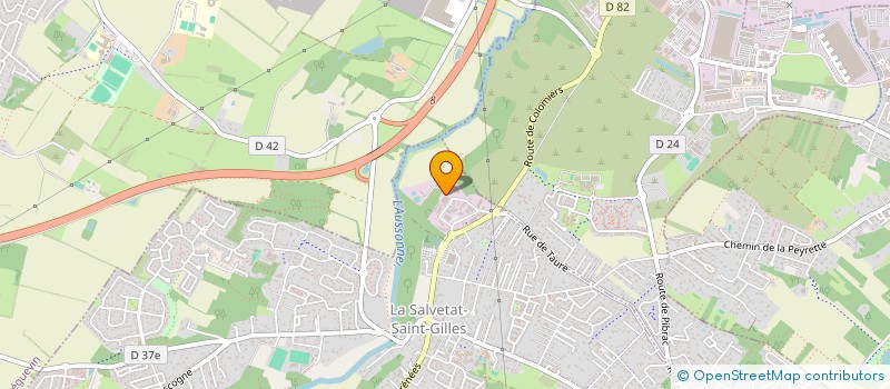 localisation de l'entreprise SCI MLA  LA SALVETAT-SAINT-GILLES