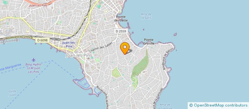 localisation de l'entreprise SCI MLAM à ANTIBES