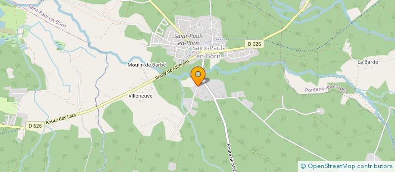 localisation de l'entreprise SCI MLAVI  SAINT-PAUL-EN-BORN