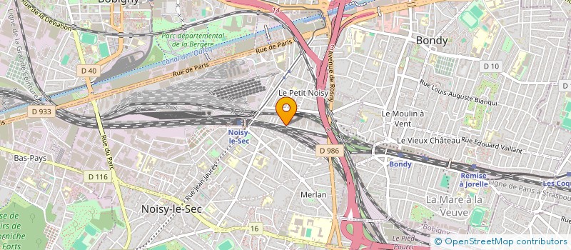 localisation de l'entreprise SCI MLB à NOISY-LE-SEC