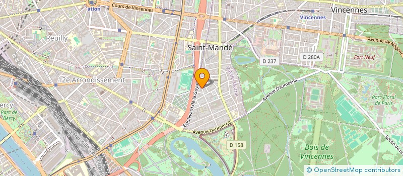 localisation de l'entreprise SCI MLB à SAINT-MANDE