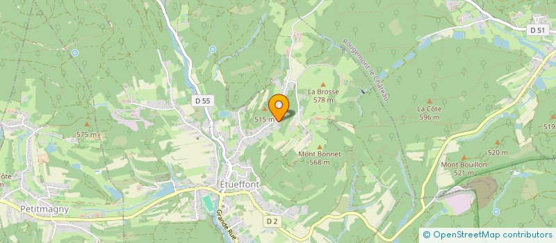 localisation de l'entreprise SCI MLC à ETUEFFONT