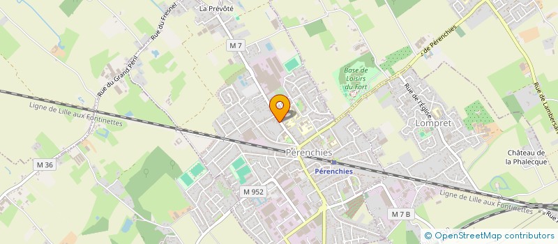 localisation de l'entreprise SCI MLC  PERENCHIES