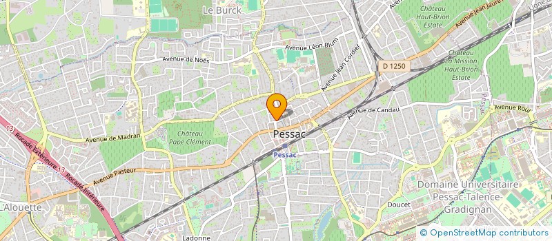 localisation de l'entreprise SCI MLC  PESSAC