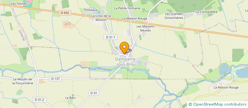 localisation de l'entreprise SCI MLC à DAMPIERRE-SOUS-BROU