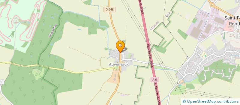 localisation de l'entreprise SCI MLCC  AUVERNAUX