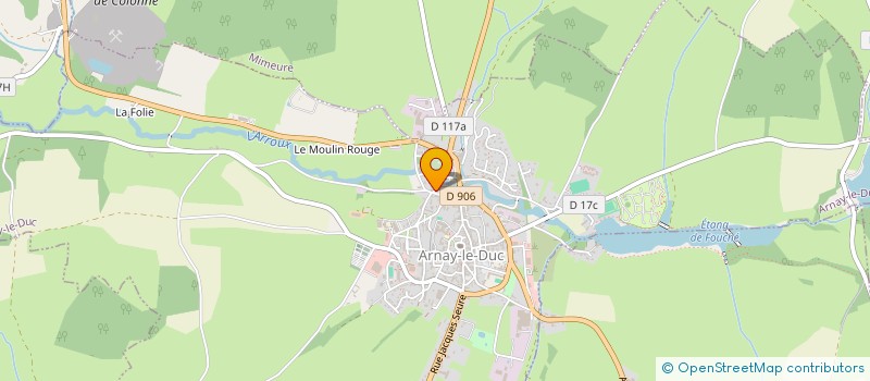 localisation de l'entreprise SCI MLCL  ARNAY-LE-DUC