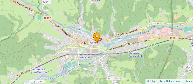 localisation de l'entreprise SCI MLCM  MUNSTER