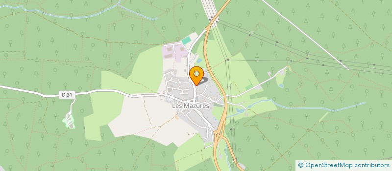 localisation de l'entreprise SCI MLCW  LES MAZURES