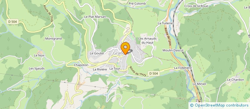 localisation de l'entreprise SCI MLCY  GRANDRIS