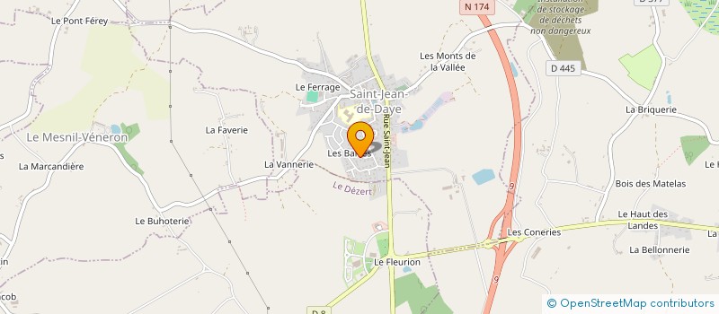 localisation de l'entreprise SCI MLD  SAINT-JEAN-DE-DAYE