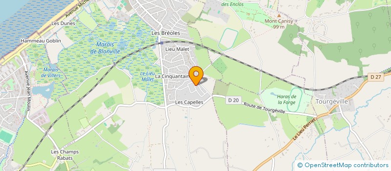 localisation de l'entreprise SCI MLD à BLONVILLE-SUR-MER
