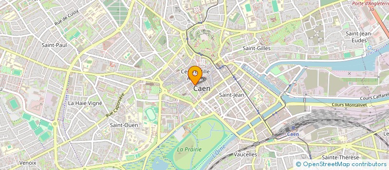 localisation de l'entreprise SCI MLD  CAEN