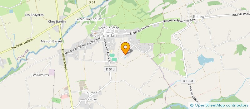 localisation de l'entreprise SCI MLDD  REVEL-TOURDAN