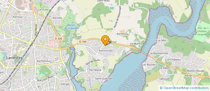 localisation de l'entreprise SCI MLEC  LANESTER