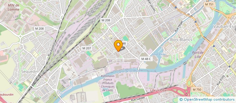 localisation de l'entreprise SCI MLEV à LILLE
