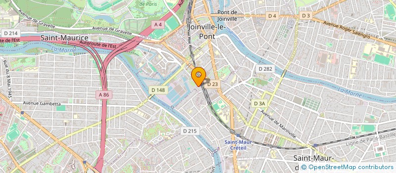 localisation de l'entreprise SCI MLF INVESTISSEMENTS  JOINVILLE-LE-PONT