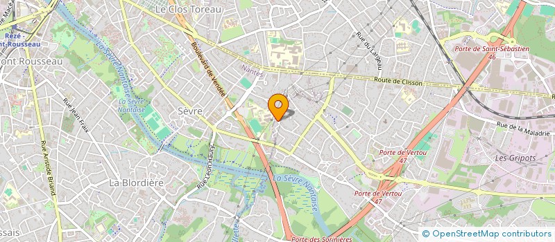 localisation de l'entreprise SCI MLF PLACEMENTS  VERTOU