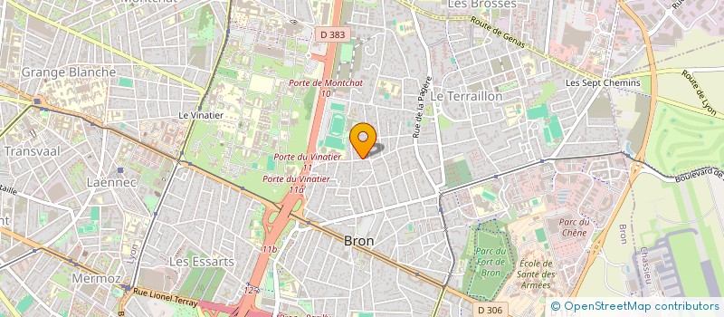 localisation de l'entreprise SCI MLG  GENAS