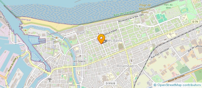 localisation de l'entreprise SCI MLG à DUNKERQUE