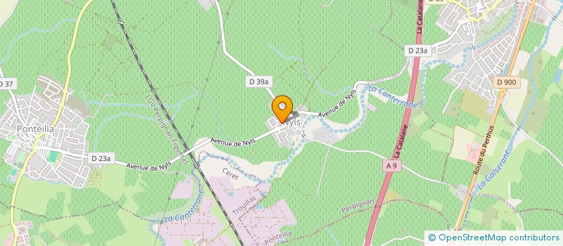 localisation de l'entreprise SCI MLG  FOURQUES