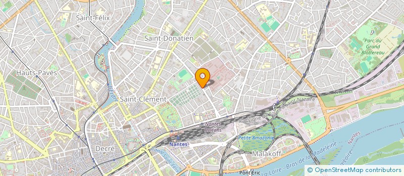 localisation de l'entreprise SCI MLG  NANTES