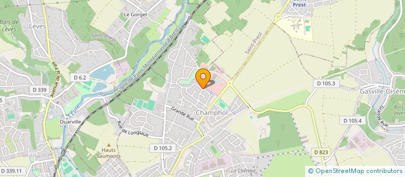 localisation de l'entreprise SCI MLG à CHAMPHOL