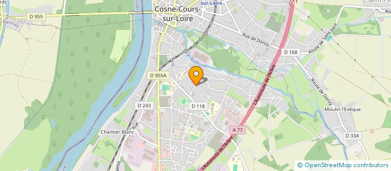 localisation de l'entreprise SCI MLGC à COSNE-COURS-SUR-LOIRE