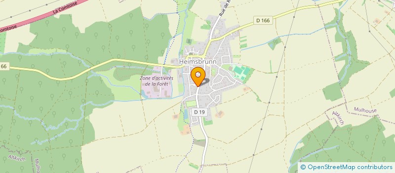 localisation de l'entreprise SCI MLHR PATRIMOINE  HEIMSBRUNN