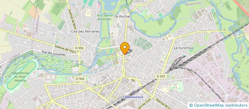 localisation de l'entreprise SCI MLI à CHATEAUROUX