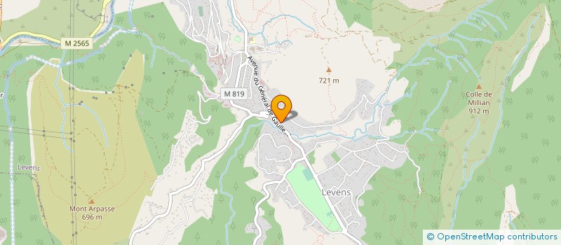 localisation de l'entreprise SCI MLJ  LEVENS