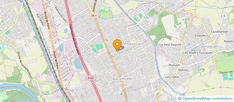 localisation de l'entreprise SCI MLJ  FONBEAUZARD