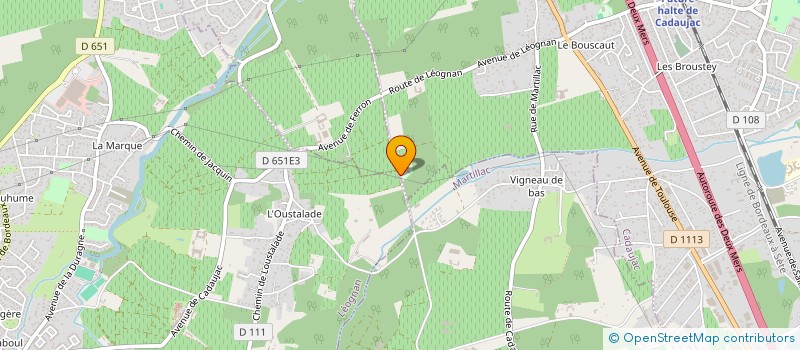 localisation de l'entreprise SCI MLJ  CADAUJAC