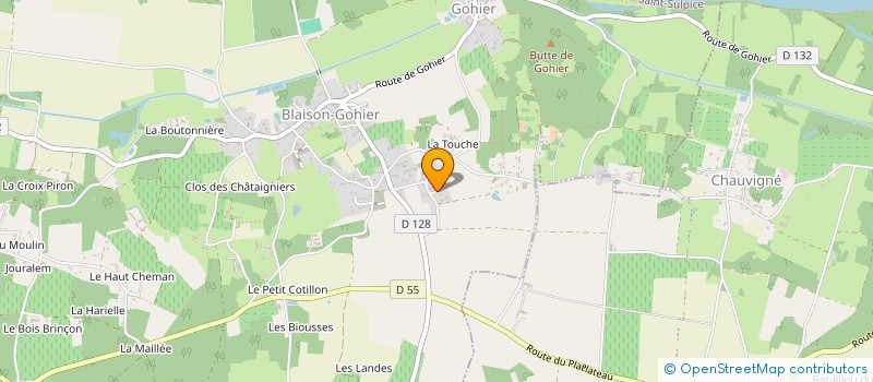 localisation de l'entreprise SCI MLJ  LES GARENNES SUR LOIRE