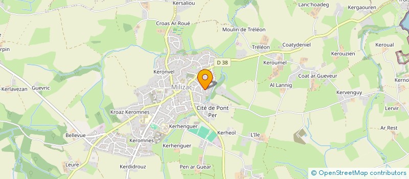 localisation de l'entreprise SCI MLJT  MILIZAC-GUIPRONVEL