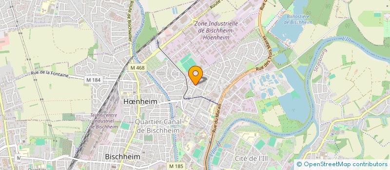 localisation de l'entreprise SCI MLK  HNHEIM