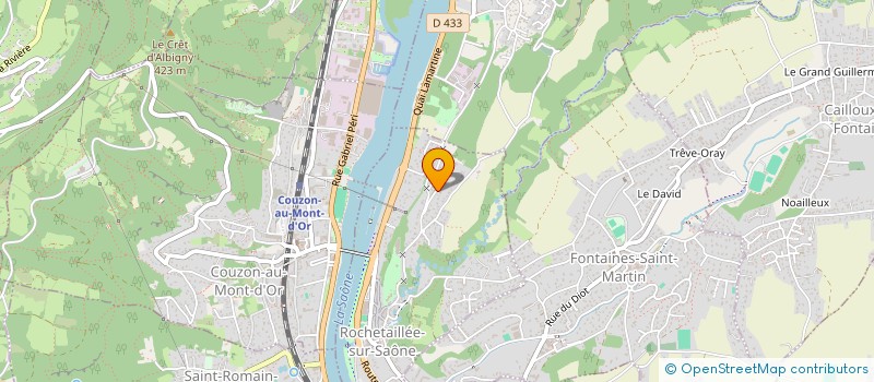 localisation de l'entreprise SCI MLK  ROCHETAILLEE-SUR-SAONE